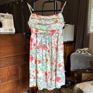 Reversible Floral Spaghetti Strap Dress
